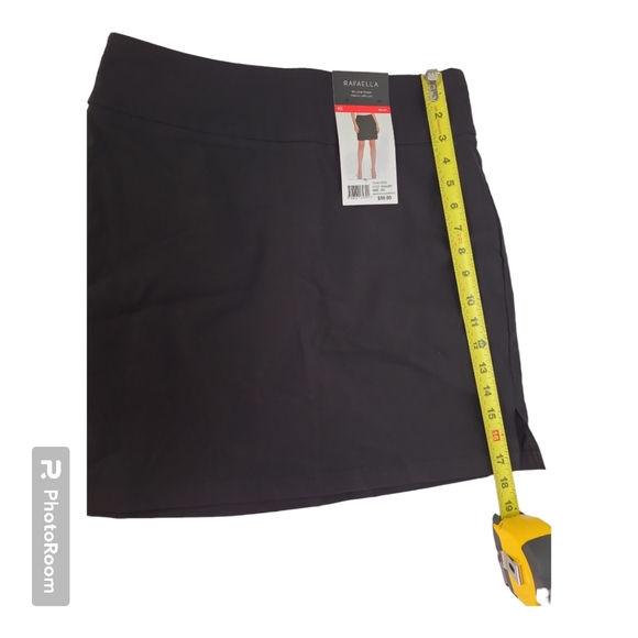 Rafaella Women's Wide Waistband Stretch Pull-On Style Black Skort Size X-Small - Picture 10 of 10